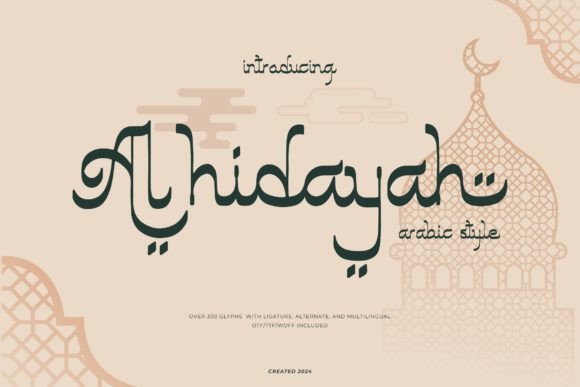 Al Hidayah Typeface: A Graceful Script Font for Campaign Design