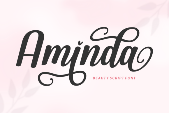 Aminda: A Script Font That Elevates Your Campaign Visuals