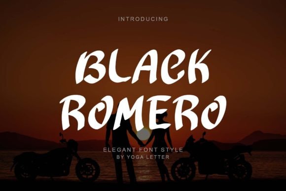 Black Romero Font: A Bold Choice for Modern Brand Typography