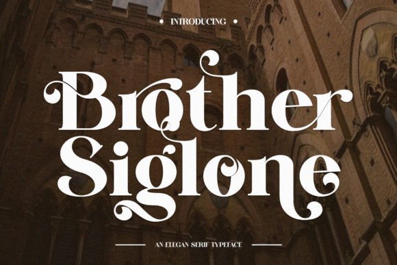 Brother Siglone Font: A Graceful Typeface for Editorial Design