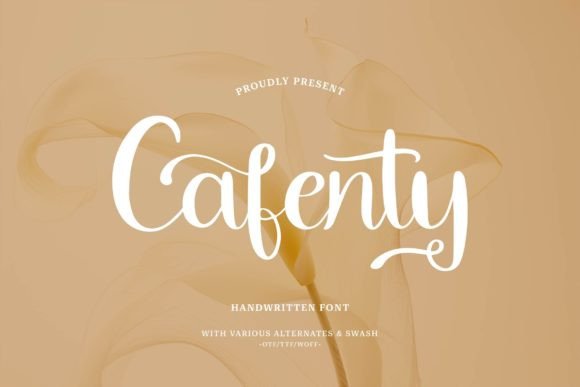 Cafenty: A Stylish Script Font for Modern Web Design