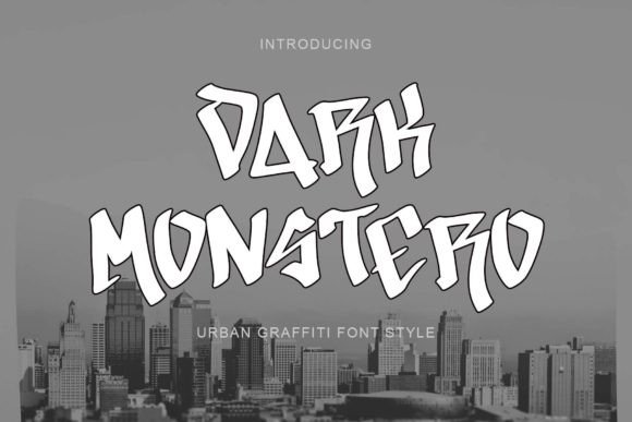 Dark Monstero: A Trendy Typeface for Editorial Design