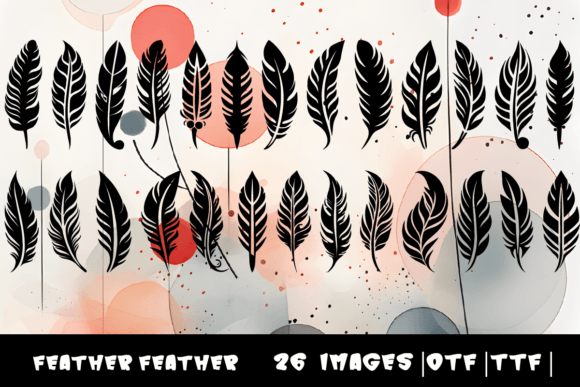 Fearther Feather: A Whimsical Typeface for Makers