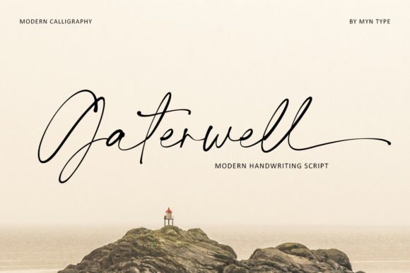 Gaterwell Font: A Handwritten Typeface for Editorial Elegance