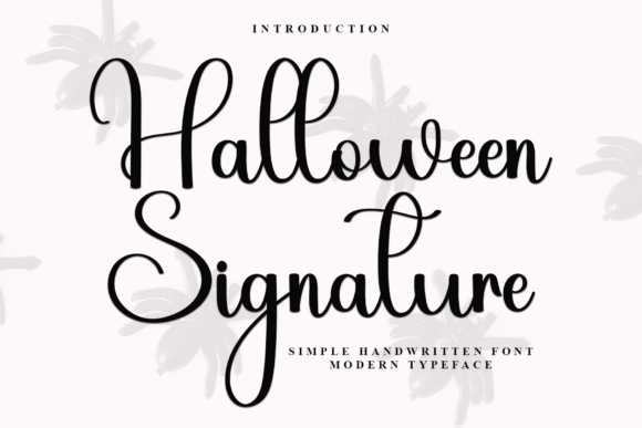Halloween Signature Font: A Timeless Typeface for Digital Design