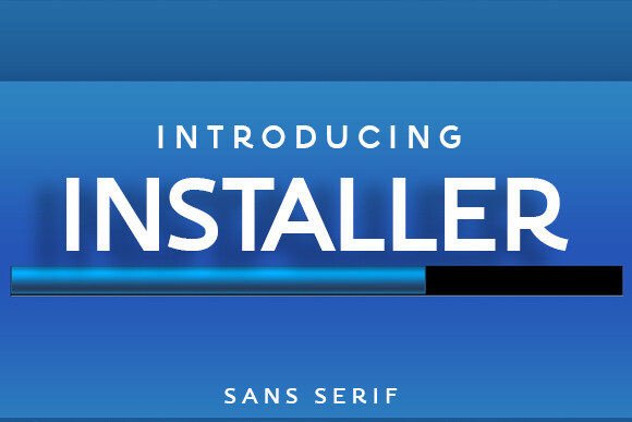 Installer Font – A Modern Typeface for Business Success
