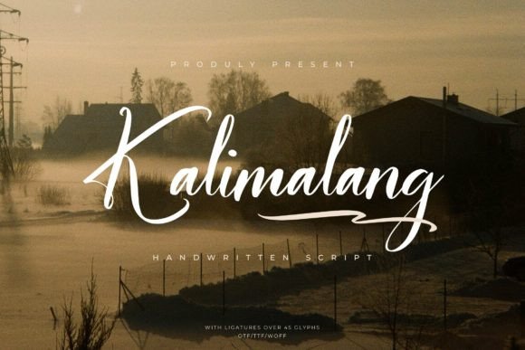 Kalimalang Font: A Stylish Script for Your Brand