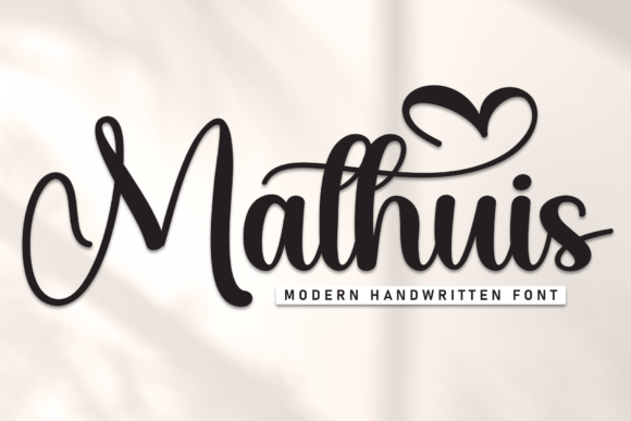 Mathuis: A Handwritten Font That Brings Crafted Charm to Life