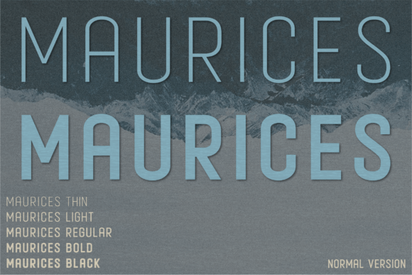 Maurices: A Font with Quiet Confidence