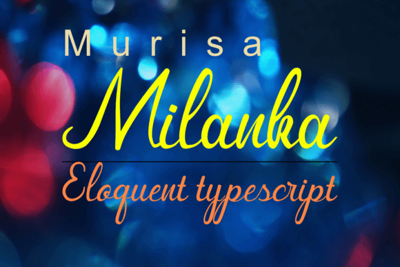Murisa Milanka: A Handwritten Typeface for Thoughtful Typography