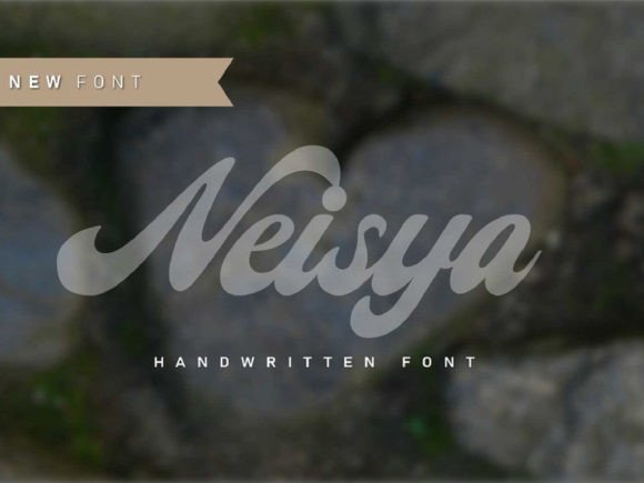 Neisya: A Script Font with Heart