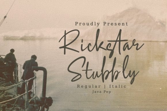 Rickstar Stubbly: A Script Font That Elevates Digital Design