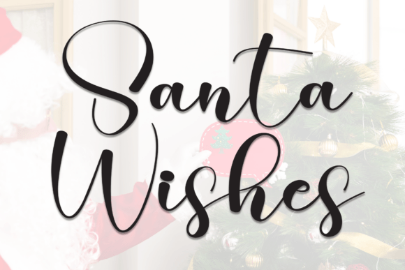 Santa Wishes: A Festive Script Font for a Polished Brand Identity
