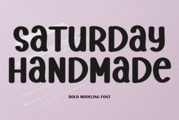 Saturday Handmade Font: A Versatile Typeface for Craft Creators