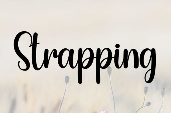 Strapping Font: Elegance in Editorial Design