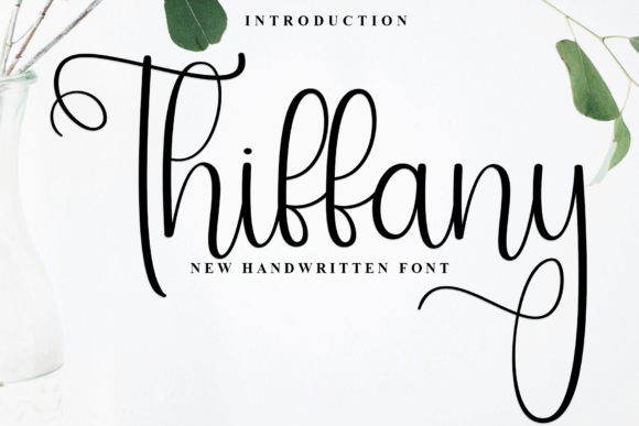 Thiffany Font: A Handwritten Typeface for Craft Creators