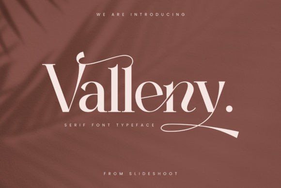 Valleny Serif: A Stylish Typeface for Digital Branding