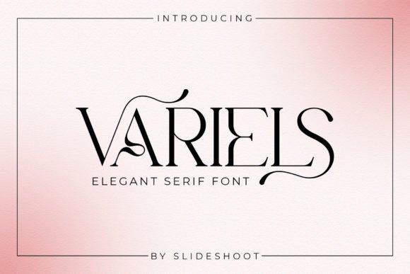 Variels Serif Font for a Professional Brand