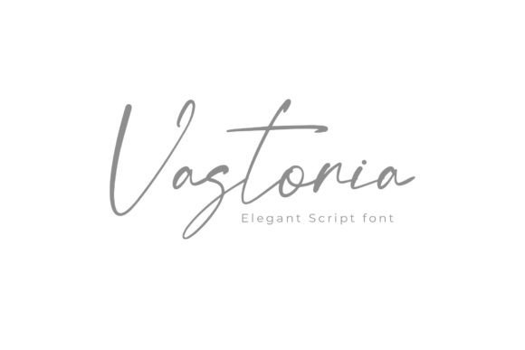 Vastoria: A Script Font That Elevates Brand Content